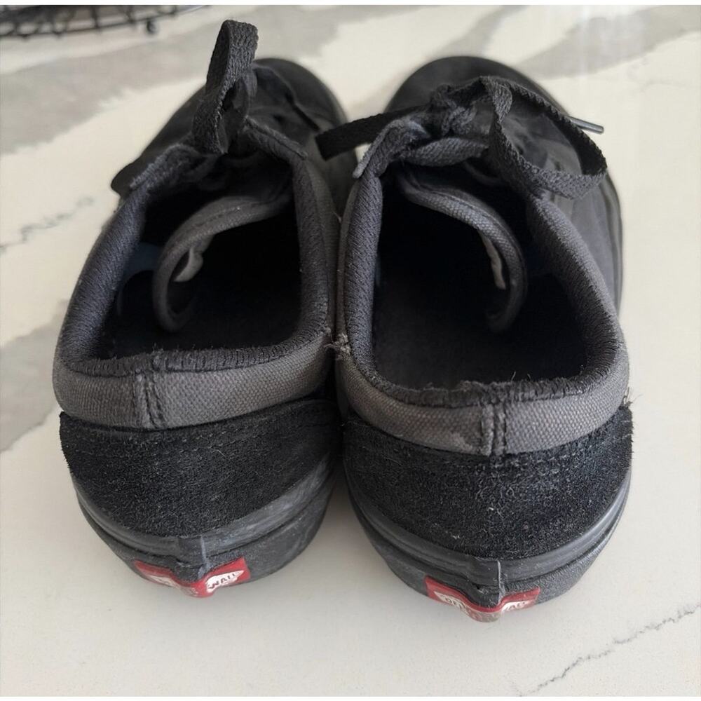 Vans Women's Size 8.5 Black Old Skool Skateboard Laced Up Casual Canvas - Picture 4 of 5